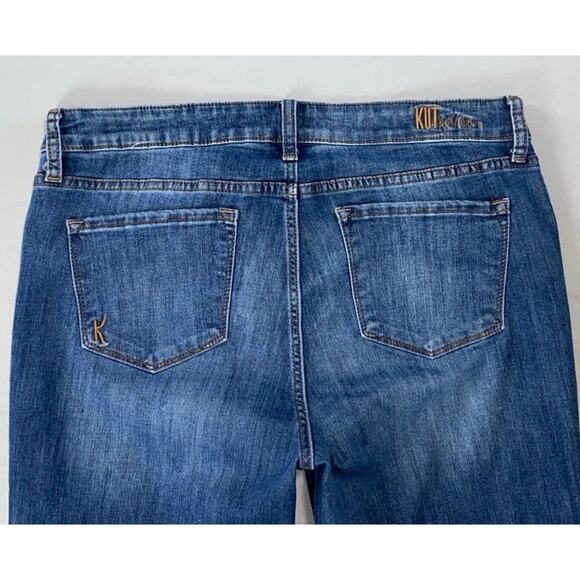 KUT From The Kloth Carrie Boyfriend 5-Pocket Stretch Denim Jeans. Women's 10 GUC - Picture 9 of 9